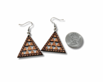 Load image into Gallery viewer, Engraved Kamani Mauna Earrings
