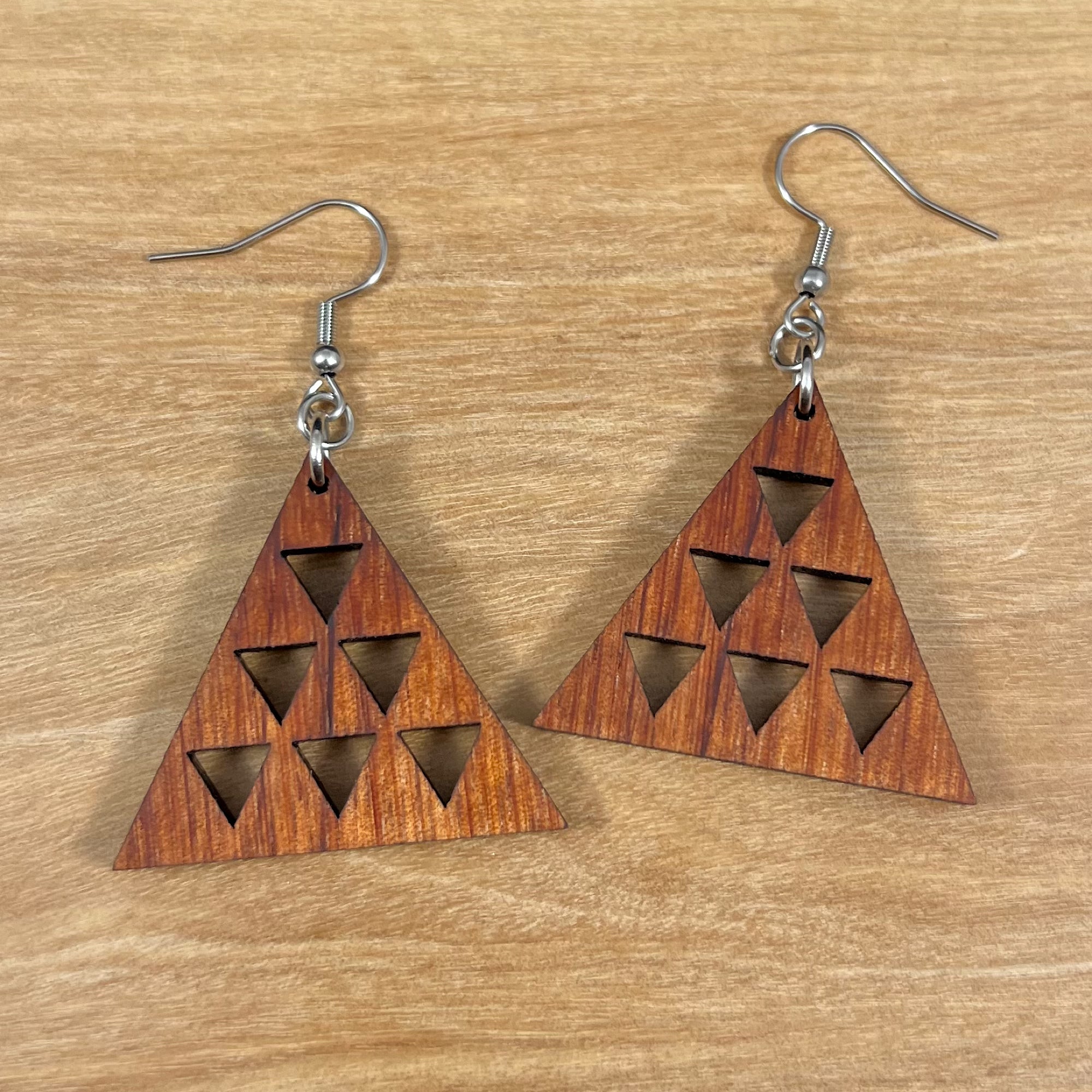 Koa Mauna Earrings