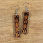 Load image into Gallery viewer, Koa Maka Ihe Earrings (short)
