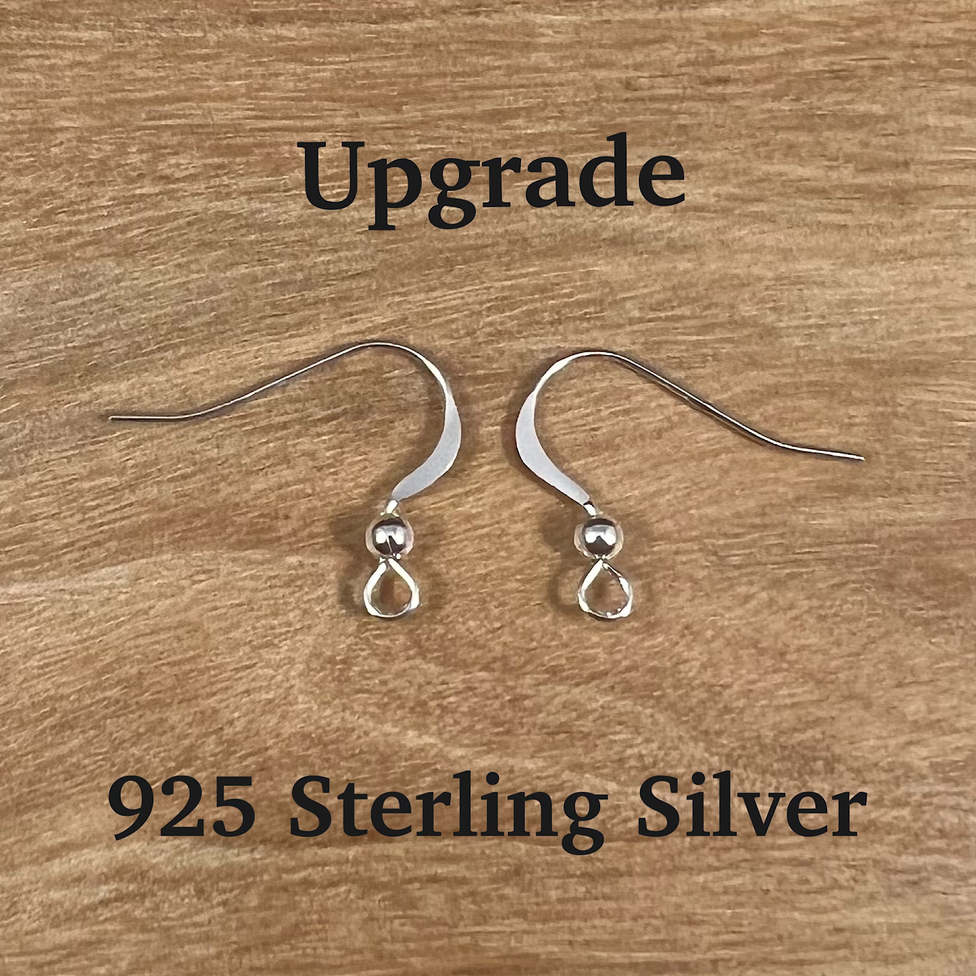 925 Sterling Silver French Hooks (upgrade)