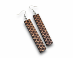 Load image into Gallery viewer, Engraved Kamani Fish Scale Earrings
