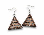 Load image into Gallery viewer, Engraved Kamani Mauna Earrings
