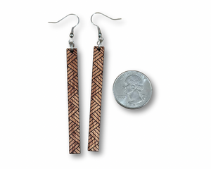 Kamani Lauhala Earrings