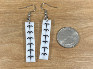 Acrylic Iwa Earrings (short)