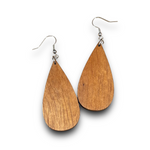 Load image into Gallery viewer, Handmade Koa and Resin Earrings
