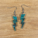 Load image into Gallery viewer, Acrylic Lightning Bolt Earrings
