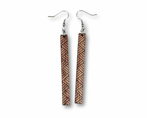 Kamani Lauhala Earrings