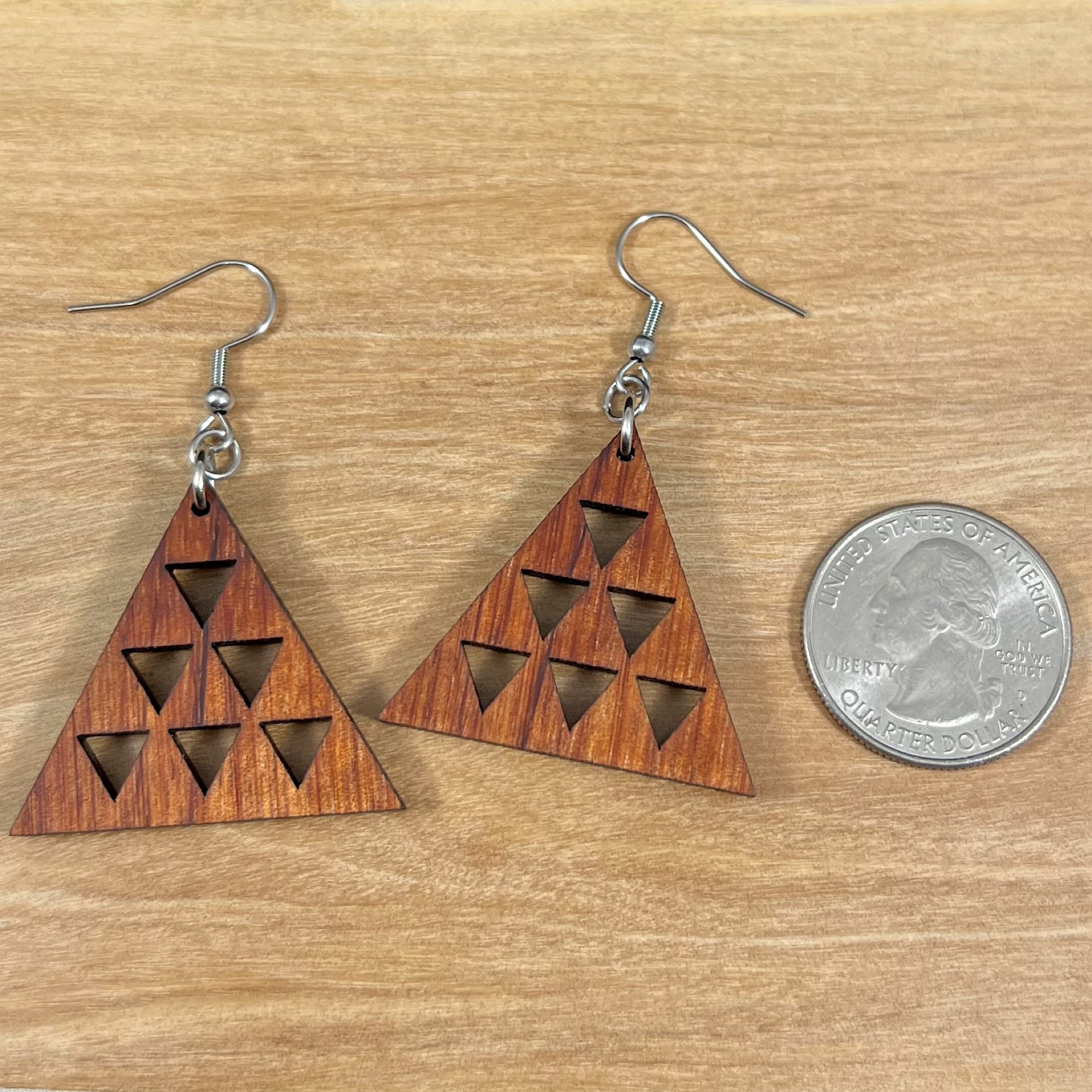 Koa Mauna Earrings