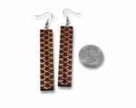 Load image into Gallery viewer, Engraved Kamani Fish Scale Earrings
