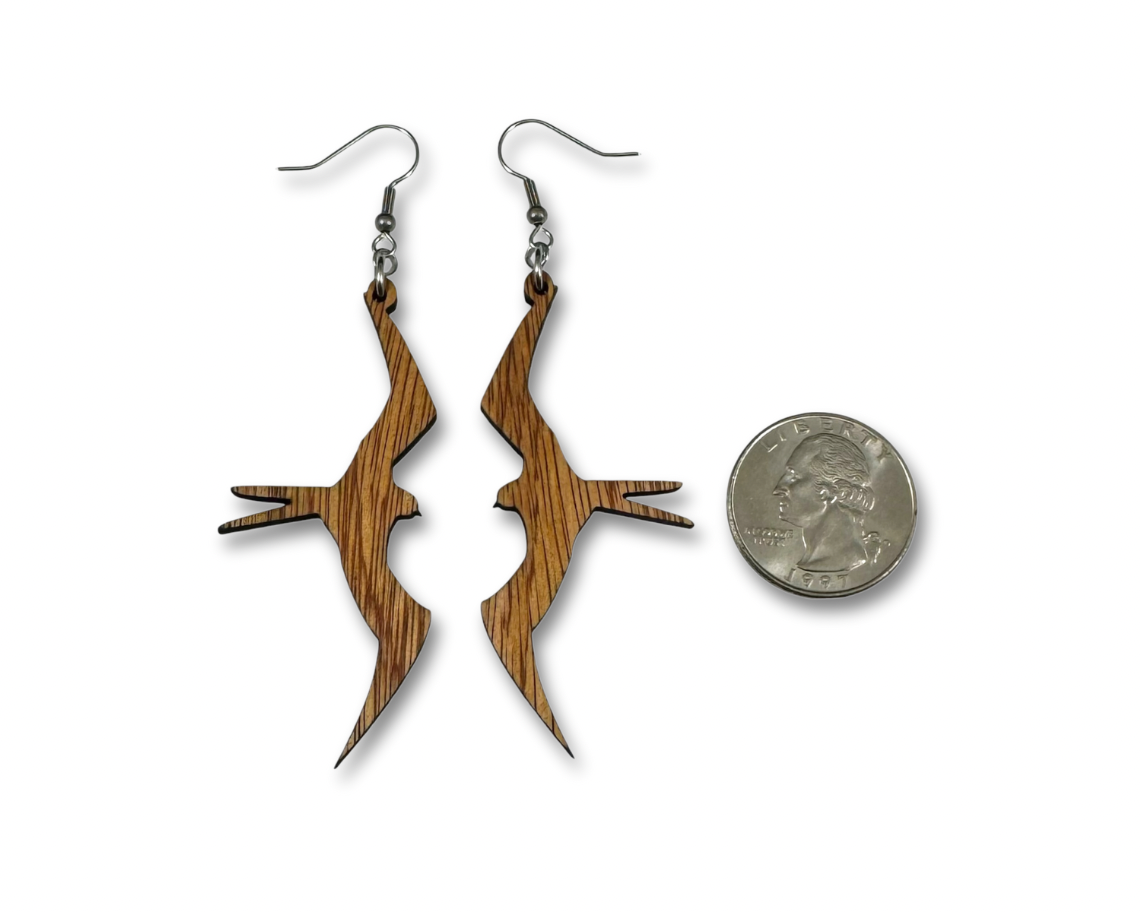 Kamani Iwa Bird Earrings