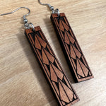 Load image into Gallery viewer, Koa Maka Ihe Earrings (short)
