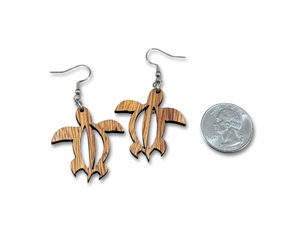 Kamani Honu Earrings (medium)