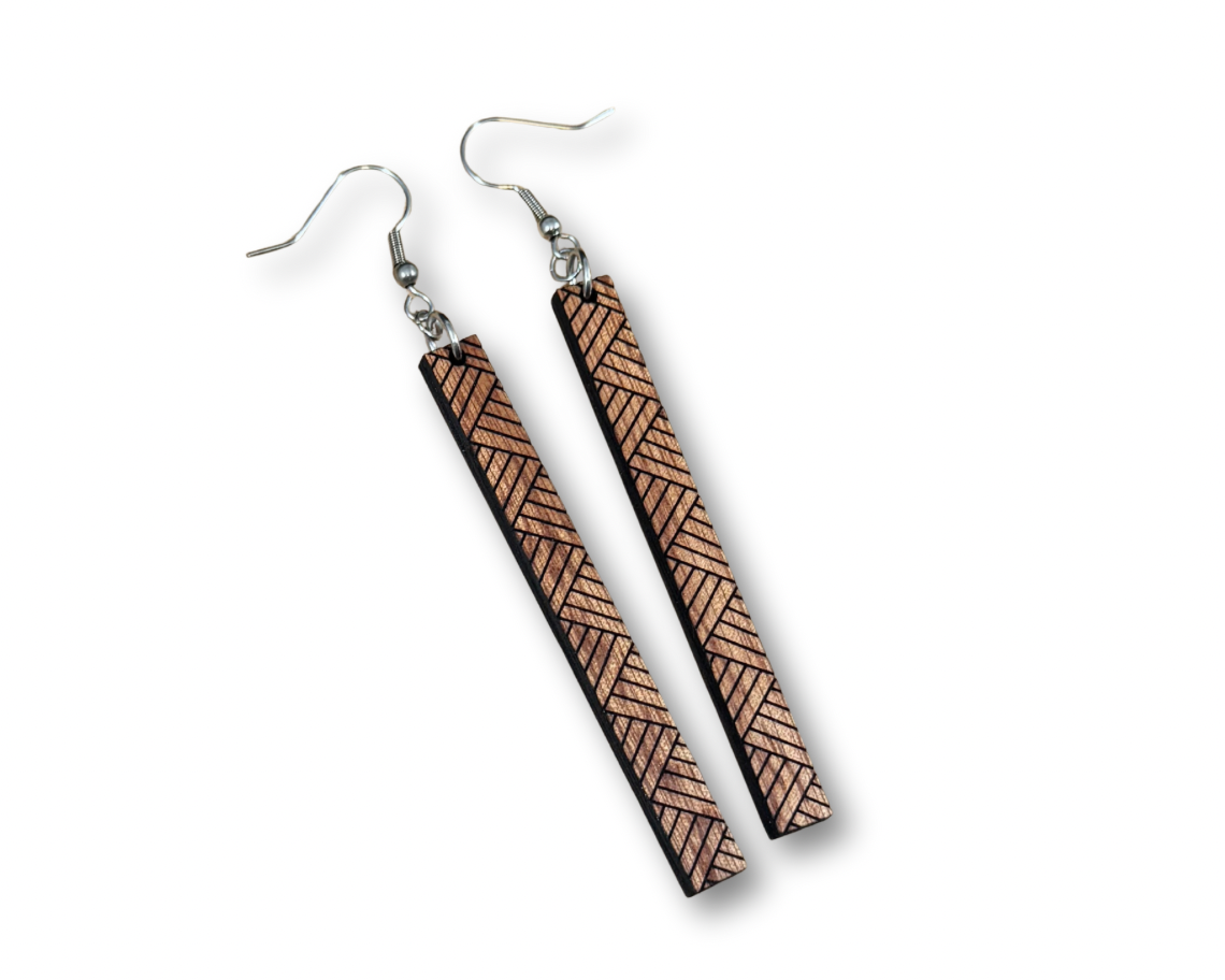 Kamani Lauhala Earrings