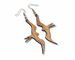 Load image into Gallery viewer, Kamani Iwa Bird Earrings
