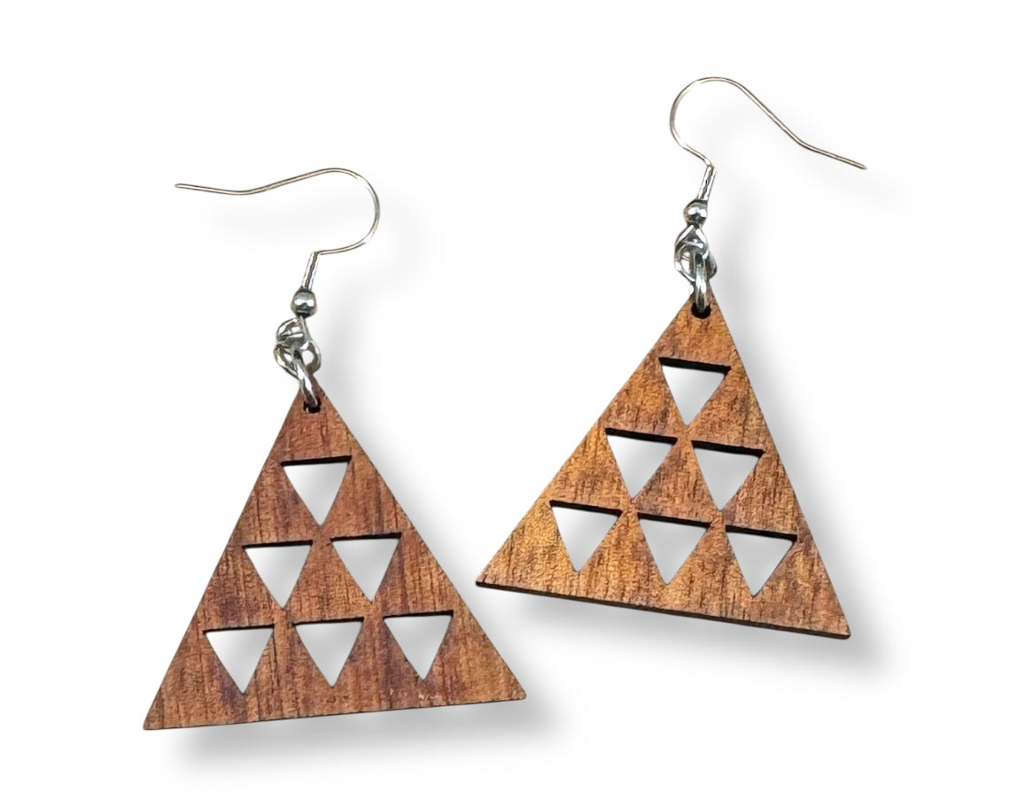 Koa Mauna Earrings