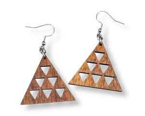 Koa Mauna Earrings
