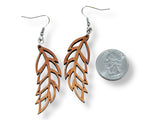 Load image into Gallery viewer, Koa Leaf Earrings

