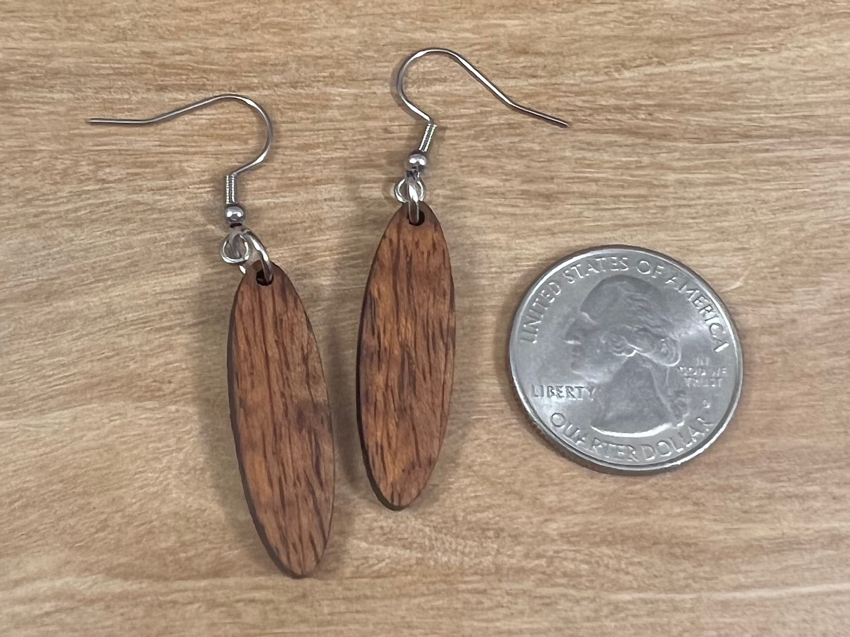 Koa Wood Earrings