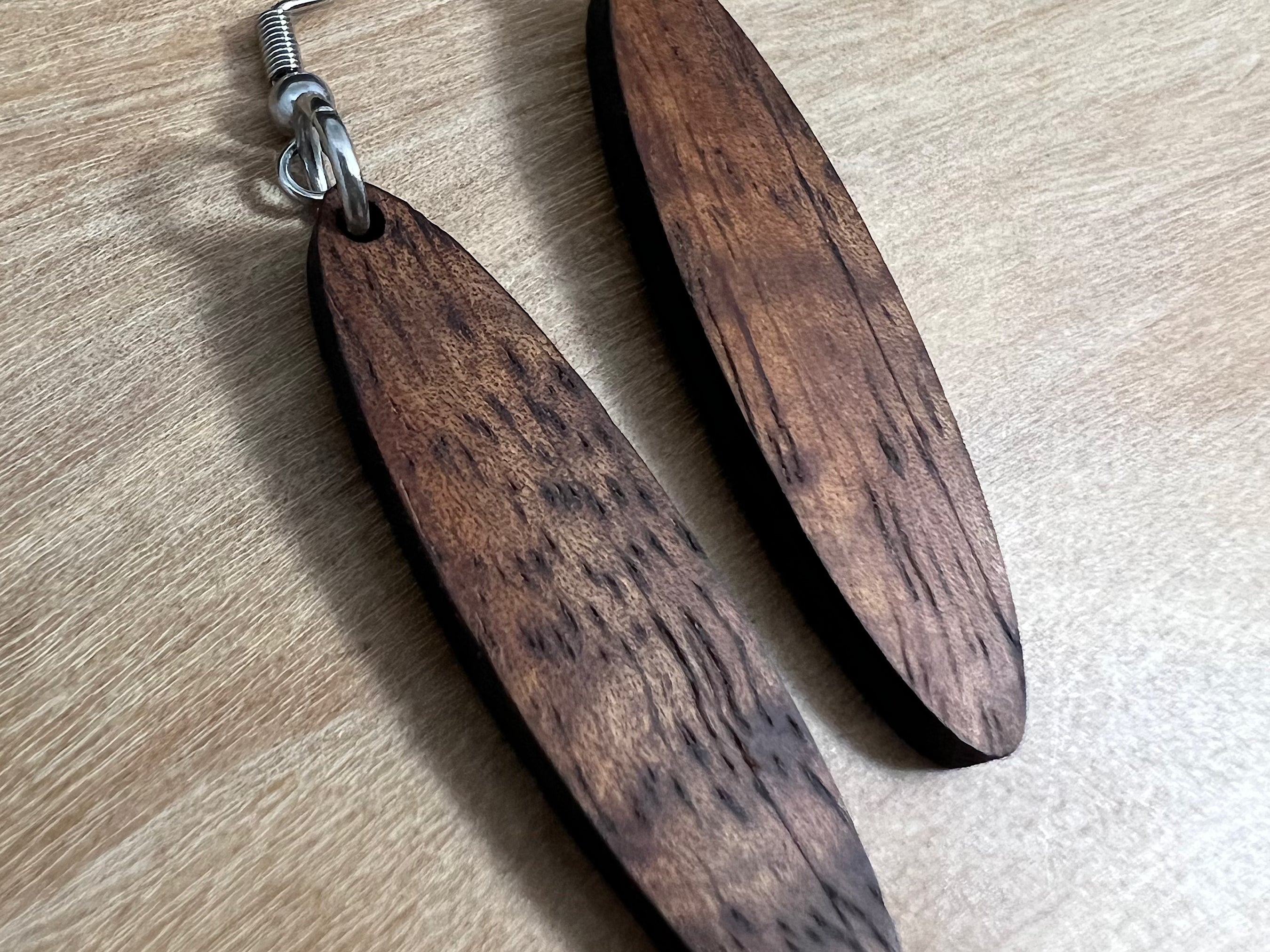 Koa Wood Earrings