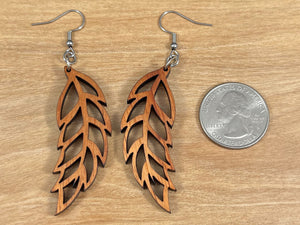 Koa Leaf Earrings