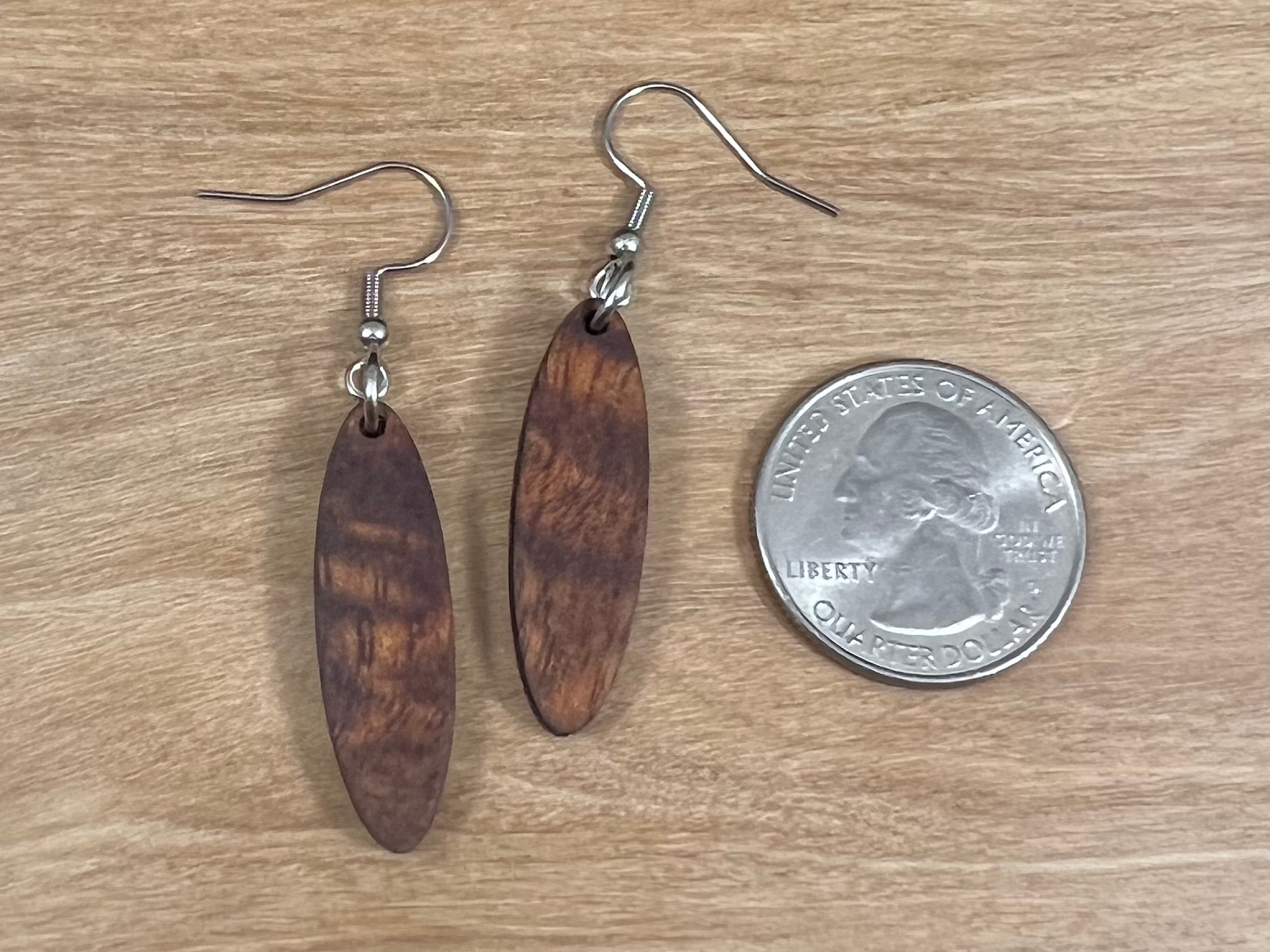 Koa Wood Earrings