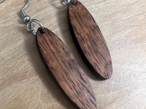 Koa Wood Earrings