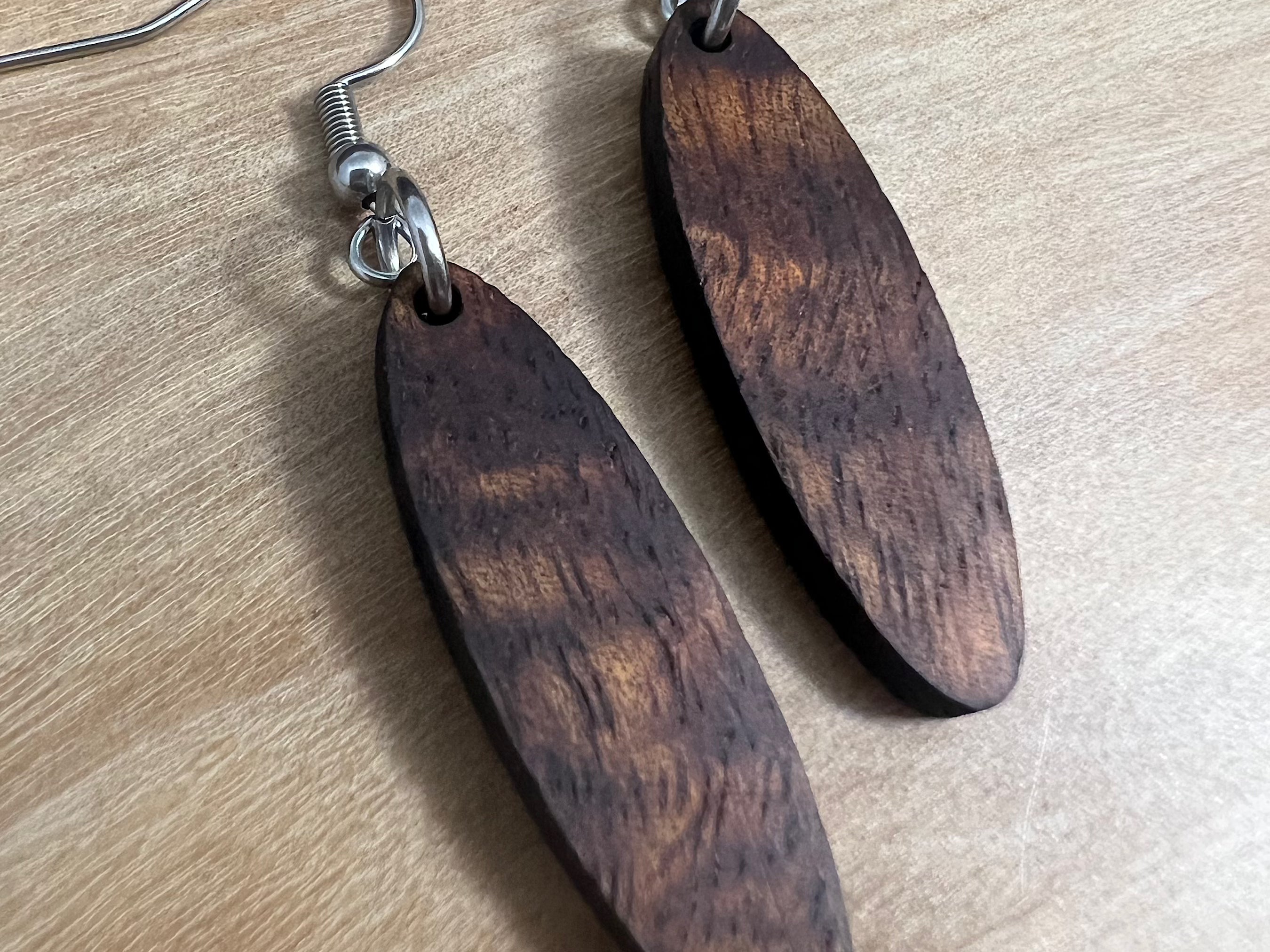 Koa Wood Earrings