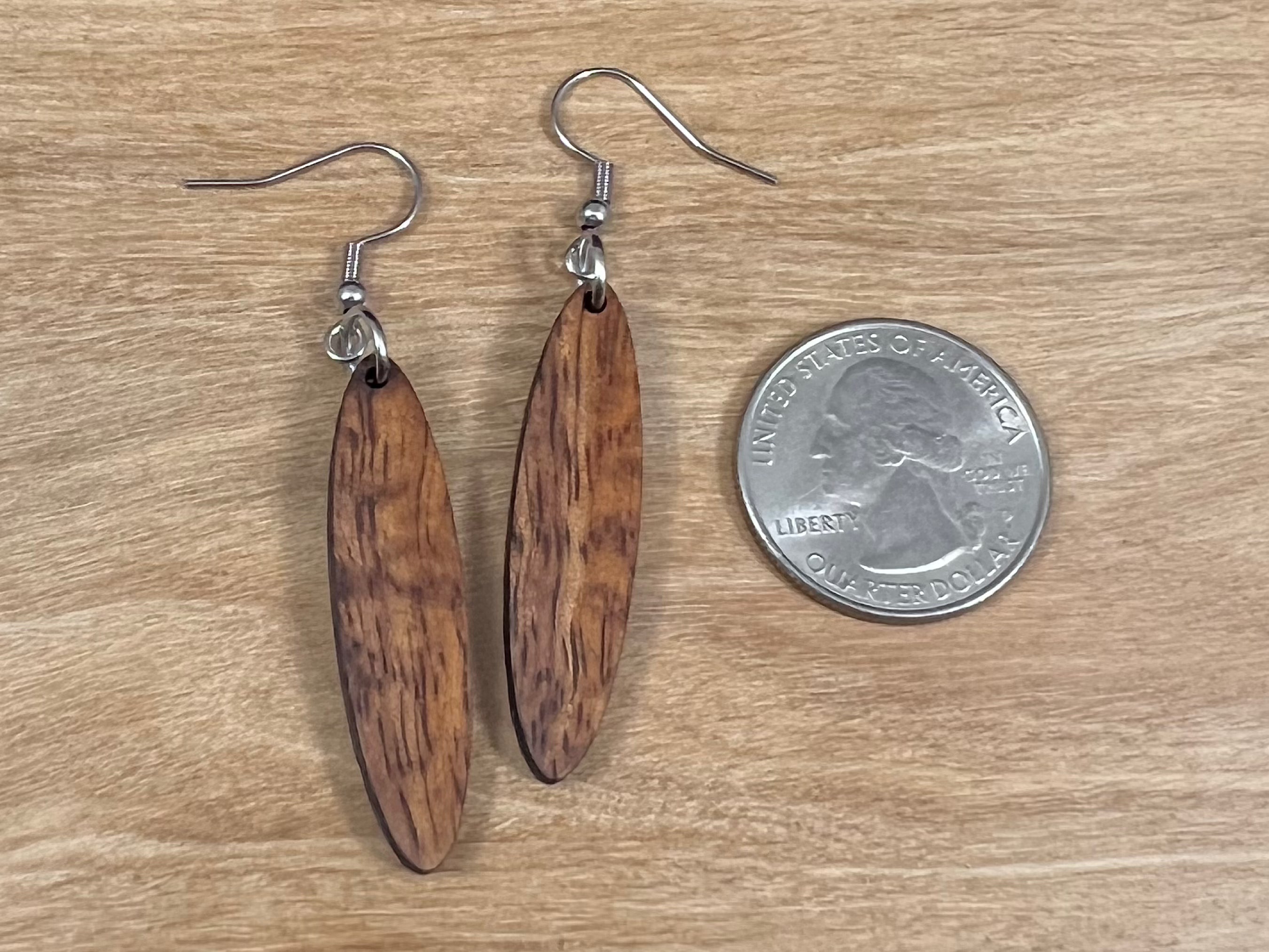 Koa Wood Earrings