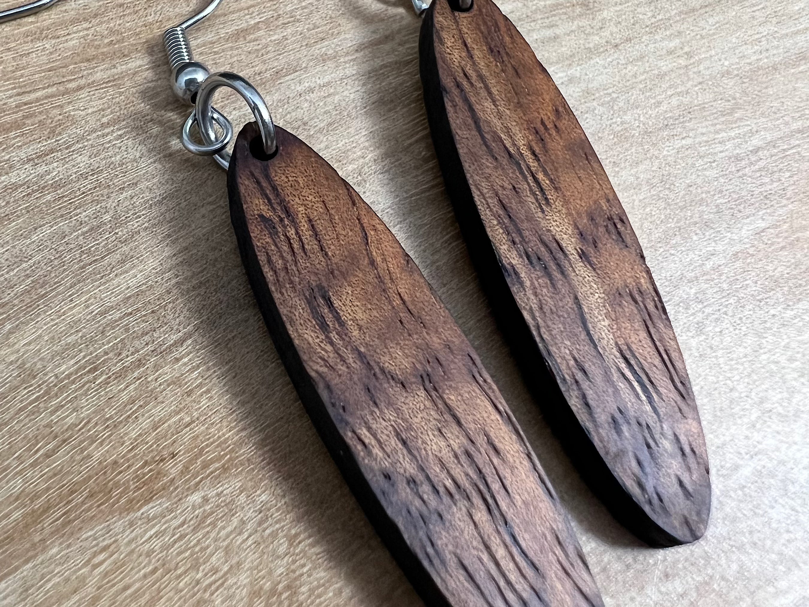 Koa Wood Earrings