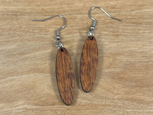 Koa Wood Earrings