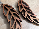 Load image into Gallery viewer, Koa Leaf Earrings
