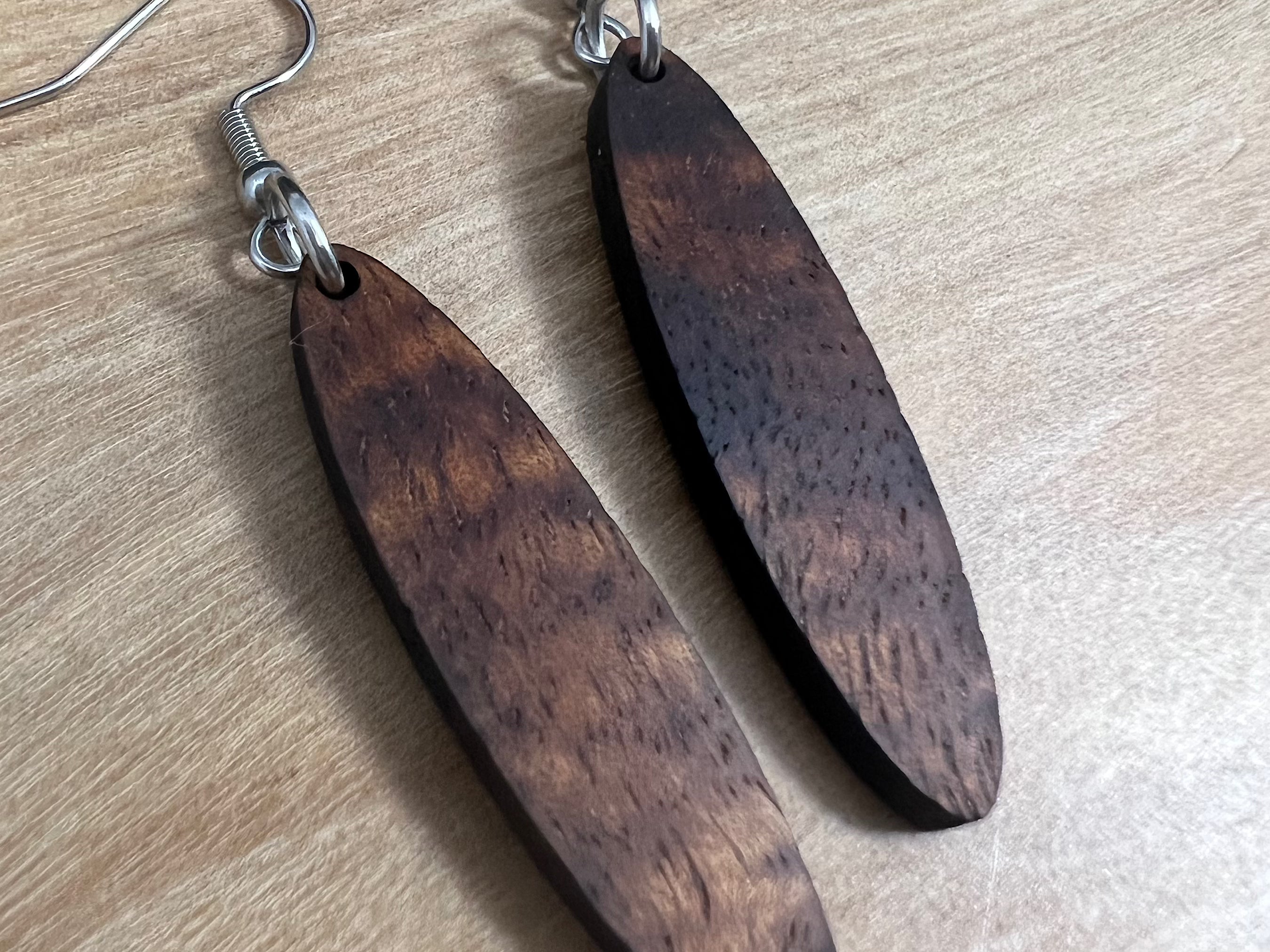 Koa Wood Earrings