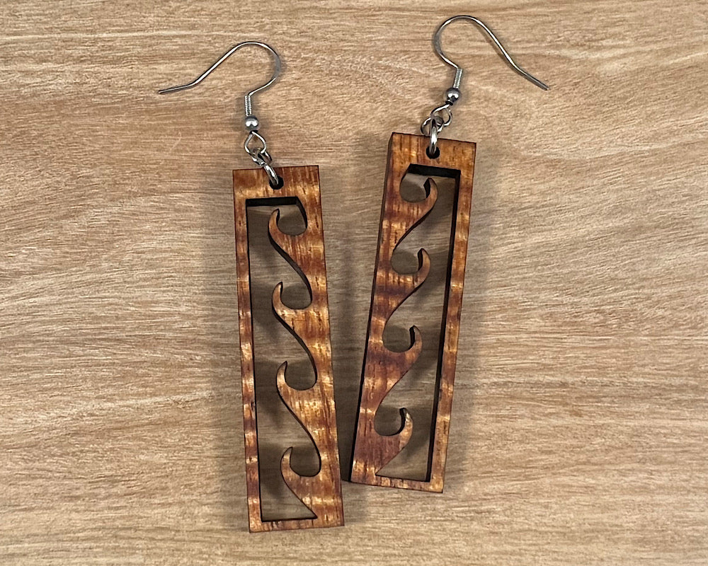 Koa Nalu Earrings