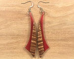 Load image into Gallery viewer, Handmade Koa and Resin Earrings
