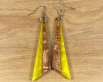 Load image into Gallery viewer, Handmade Koa and Resin Earrings
