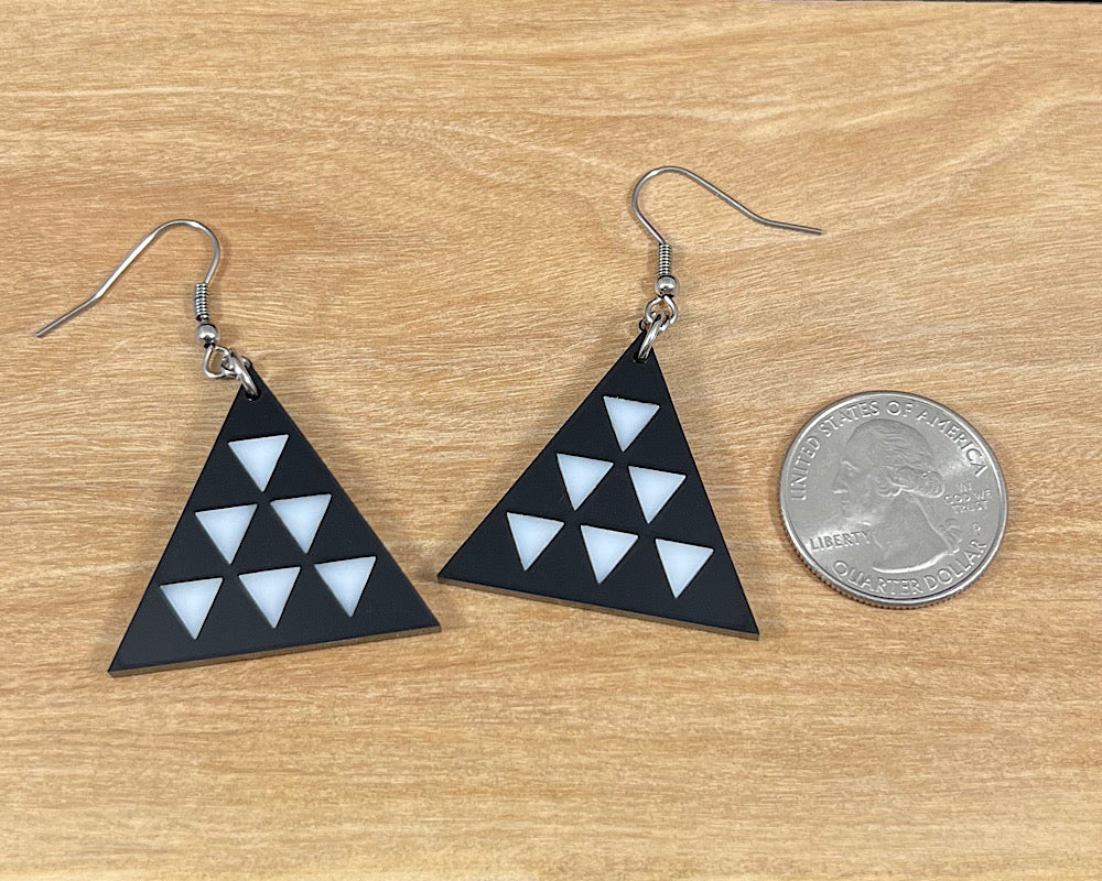 Acrylic Mauna Earrings