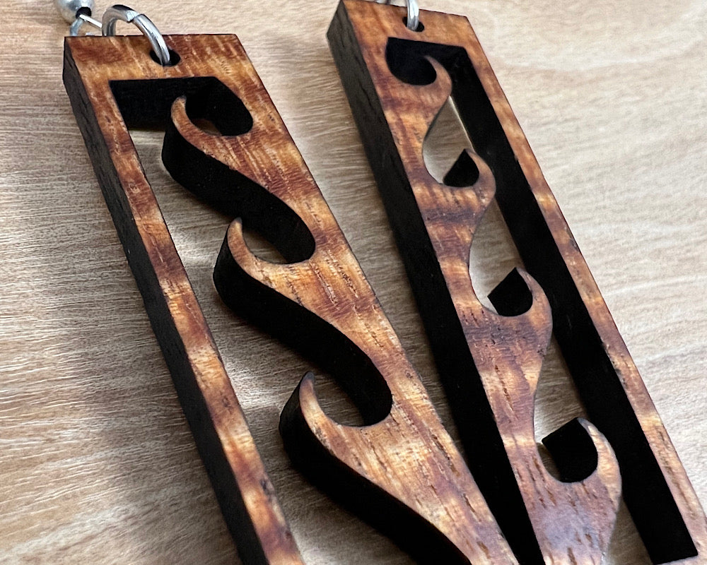 Koa Nalu Earrings