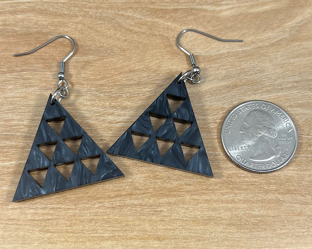 Acrylic Mauna Earrings