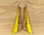 Load image into Gallery viewer, Handmade Koa and Resin Earrings
