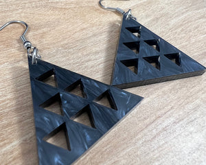 Acrylic Mauna Earrings