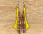 Load image into Gallery viewer, Handmade Koa and Resin Earrings
