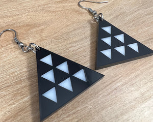 Acrylic Mauna Earrings