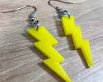 Load image into Gallery viewer, Acrylic Lightning Bolt Earrings
