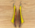 Load image into Gallery viewer, Handmade Koa and Resin Earrings
