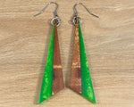 Load image into Gallery viewer, Handmade Koa and Resin Earrings
