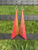 Load image into Gallery viewer, Handmade Koa and Resin Earrings
