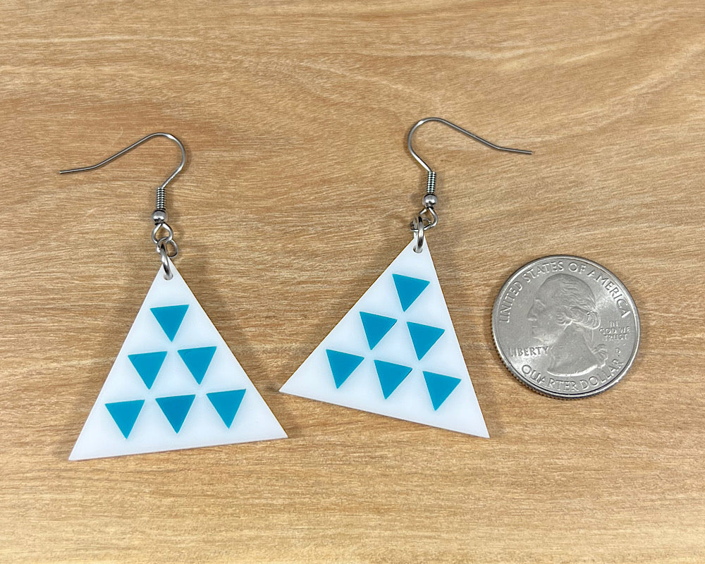 Acrylic Mauna Earrings