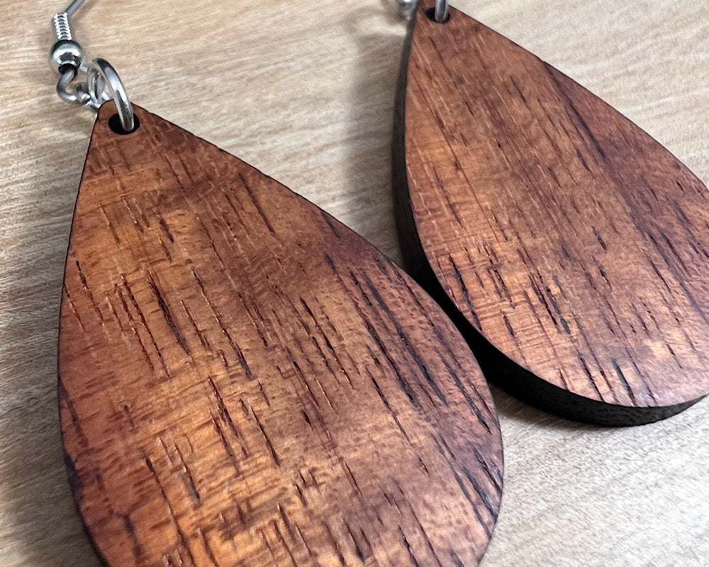 Koa Wood Earrings