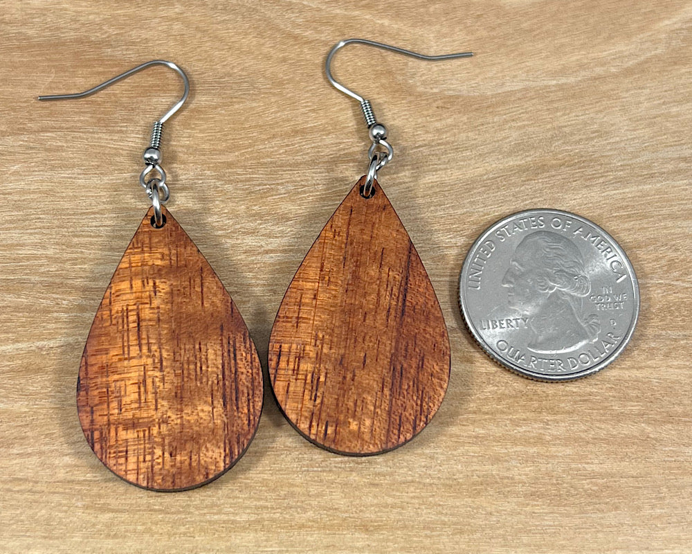 Koa Wood Earrings