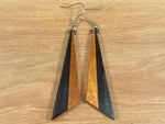 Load image into Gallery viewer, Handmade Koa and Resin Earrings
